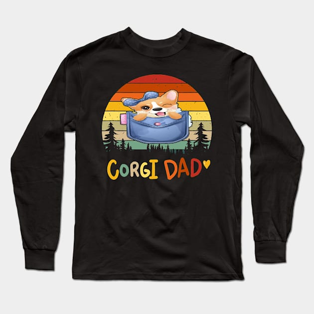 Corgi Dad  (56) Long Sleeve T-Shirt by Darioz